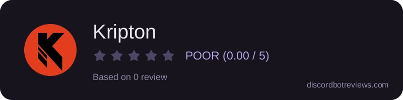 Rating widget preview for Kripton