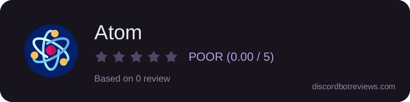 Rating widget preview for Atom
