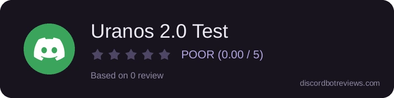 Rating widget preview for Uranos 2.0 Test