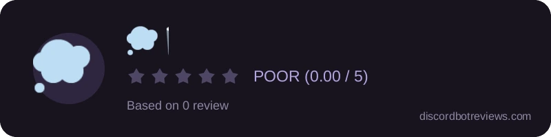 Rating widget preview for 💭🥛