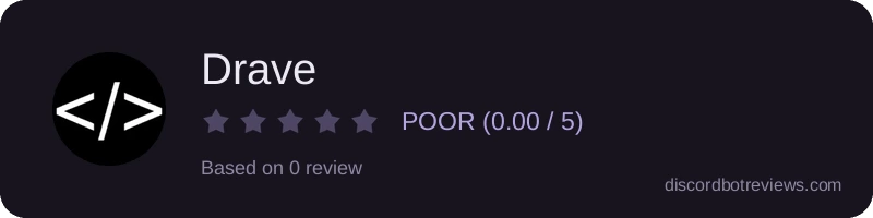 Rating banner for Drave