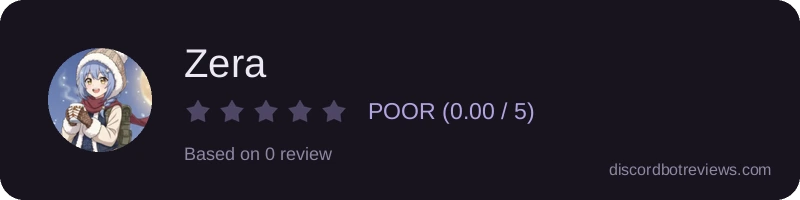 Rating widget preview for Zera