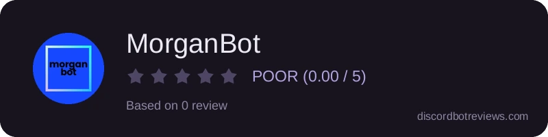 Rating widget preview for MorganBot