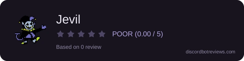 Rating banner for Jevil