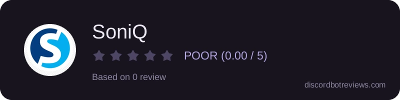 Rating widget preview for SoniQ