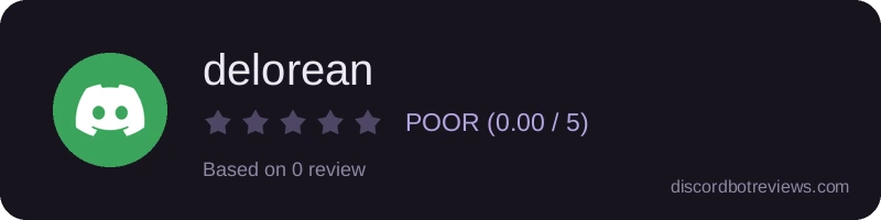 Rating widget preview for delorean