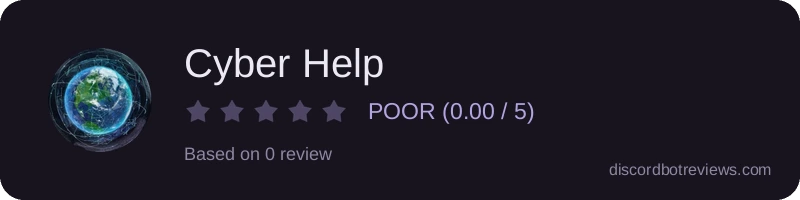 Rating widget preview for Cyber Help