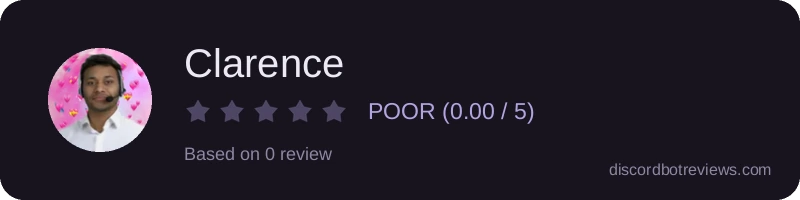 Rating widget preview for Clarence