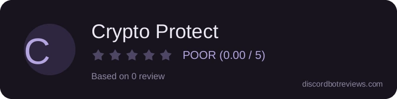 Rating banner for Crypto Protect