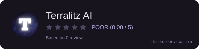 Rating widget preview for Terralitz AI