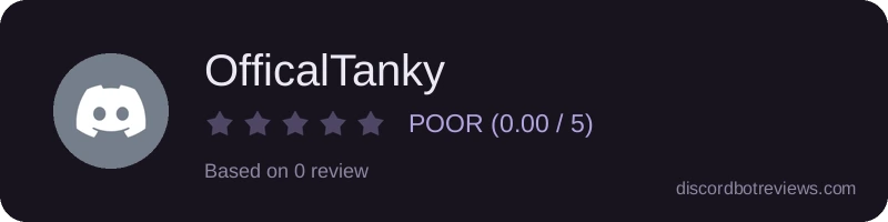 Rating widget preview for OfficalTanky