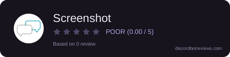 Rating widget preview for Screenshot