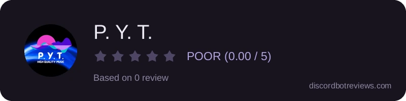 Rating widget preview for P. Y. T. 