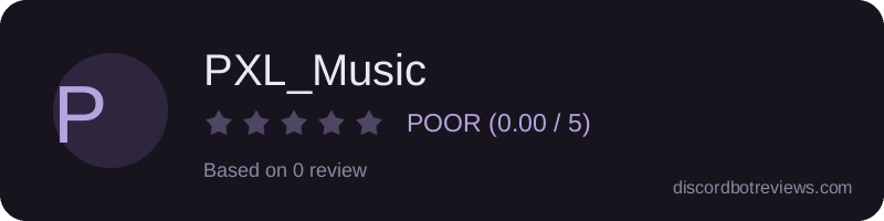 Rating widget preview for PXL_Music