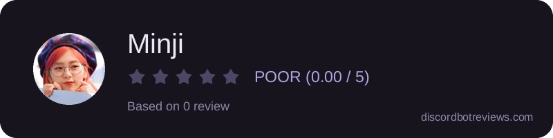 Rating widget preview for Minji