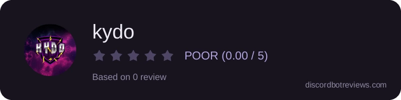 Rating widget preview for kydo