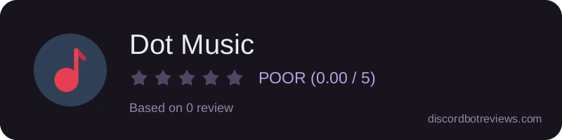 Rating banner for Dot Music