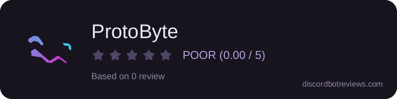 Rating widget preview for ProtoByte