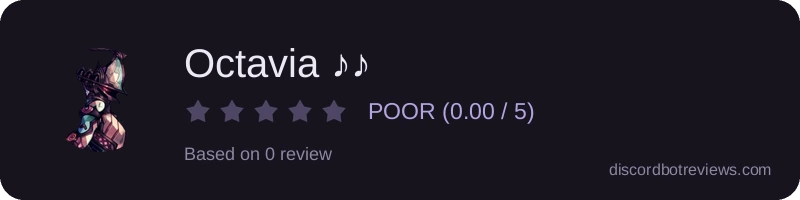 Rating widget preview for Octavia ♪♪