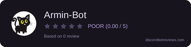 Rating widget preview for Armin-Bot
