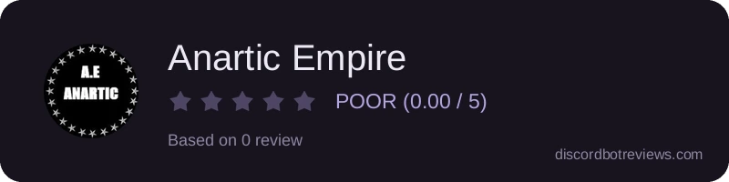 Rating widget preview for Anartic Empire