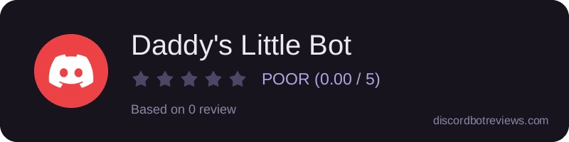 Rating banner for Daddy's Little Bot