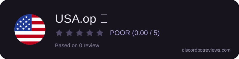 Rating widget preview for USA.op ✧