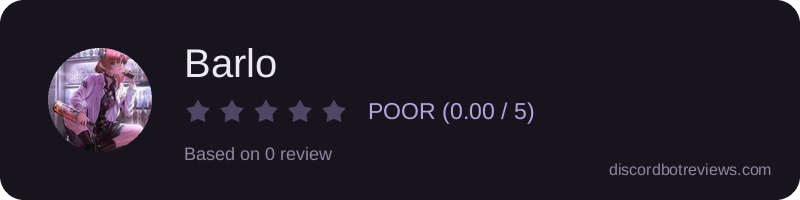Rating banner for Barlo