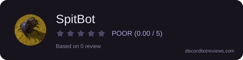 Rating widget preview for SpitBot