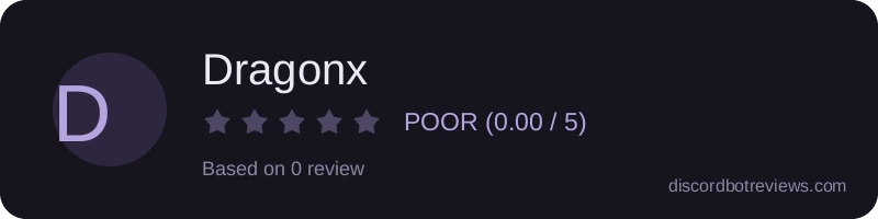 Rating widget preview for Dragonx