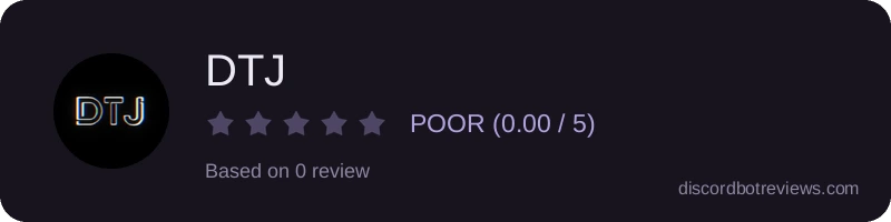 Rating widget preview for DTJ