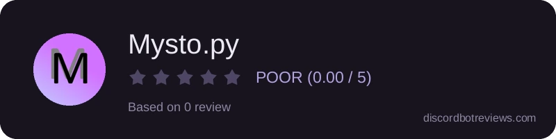 Rating widget preview for Mysto.py