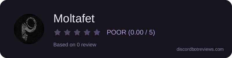Rating banner for Moltafet