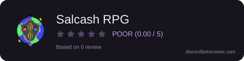 Rating widget preview for Salcash RPG