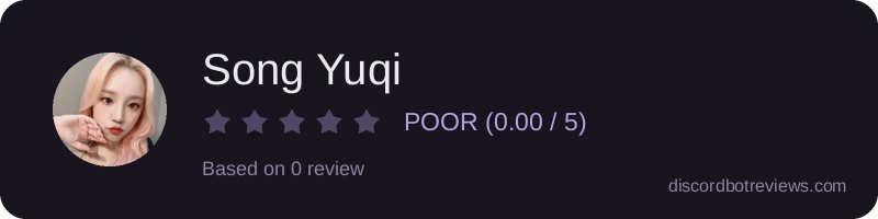 Rating widget preview for Song Yuqi