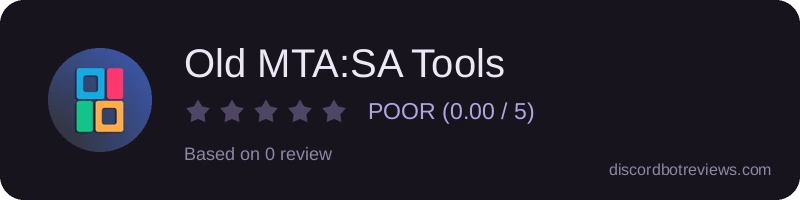 Rating banner for Old MTA:SA Tools