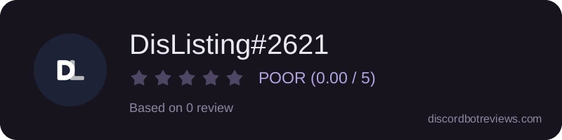 Rating widget preview for DisListing#2621