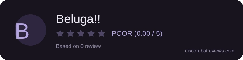 Rating widget preview for Beluga!!
