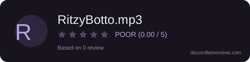 Rating widget preview for RitzyBotto.mp3