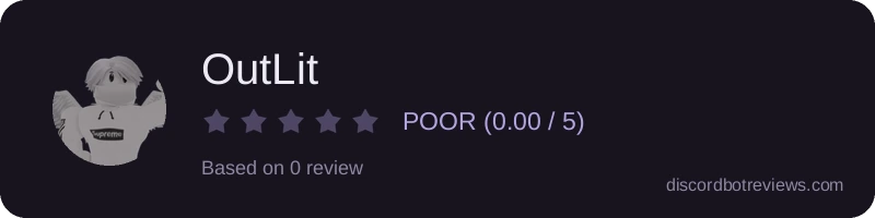 Rating widget preview for OutLit
