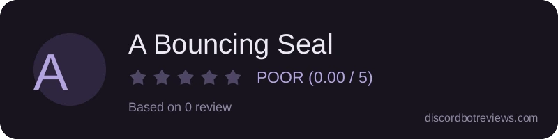 Rating widget preview for A Bouncing Seal