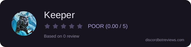 Rating banner for Keeper