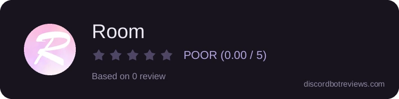 Rating widget preview for Room