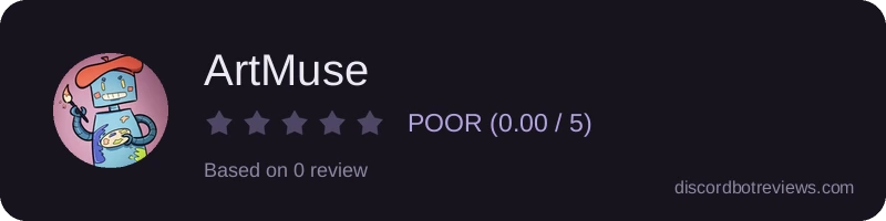 Rating widget preview for ArtMuse