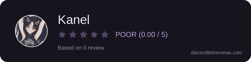 Rating widget preview for Kanel