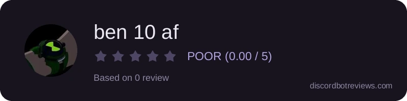 Rating banner for ben 10 af