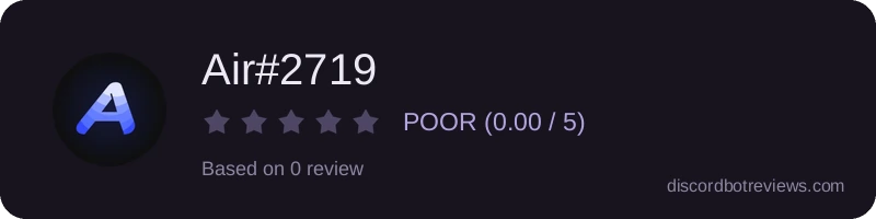 Rating widget preview for Air#2719