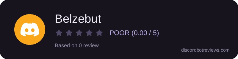 Rating widget preview for Belzebut