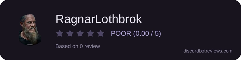 Rating widget preview for RagnarLothbrok