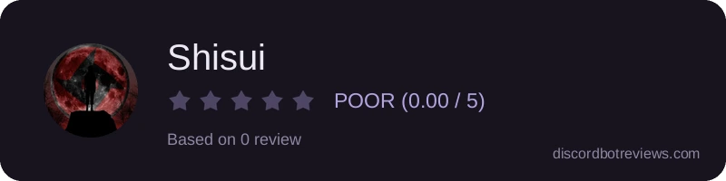 Rating widget preview for Shisui